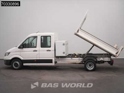 MAN TGE 5.120 Dubbel Cabine Kipper met Kist Dubbellucht 3,5t Trekhaak Airco Cruise Camera Euro6 Tipper Benne Kieper Airco Trekhaak Cruise control foto 7