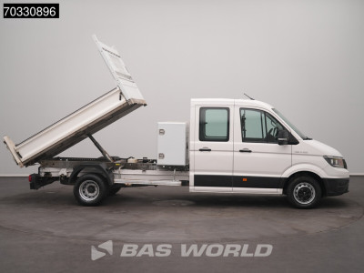 MAN TGE 5.120 Dubbel Cabine Kipper met Kist Dubbellucht 3,5t Trekhaak Airco Cruise Camera Euro6 Tipper Benne Kieper Airco Trekhaak Cruise control foto 8