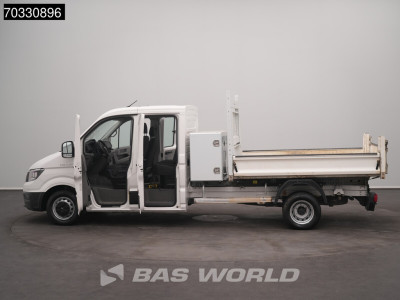 MAN TGE 5.120 Dubbel Cabine Kipper met Kist Dubbellucht 3,5t Trekhaak Airco Cruise Camera Euro6 Tipper Benne Kieper Airco Trekhaak Cruise control foto 9