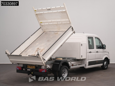 MAN TGE 5.120 Dubbel Cabine Kipper met Kist Dubbellucht 3,5t Trekhaak Airco Cruise Navi Camera Euro6 Tipper Benne Kieper Airco Trekhaak Cruise control foto 2