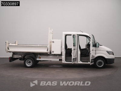 MAN TGE 5.120 Dubbel Cabine Kipper met Kist Dubbellucht 3,5t Trekhaak Airco Cruise Navi Camera Euro6 Tipper Benne Kieper Airco Trekhaak Cruise control foto 7