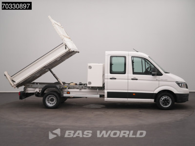 MAN TGE 5.120 Dubbel Cabine Kipper met Kist Dubbellucht 3,5t Trekhaak Airco Cruise Navi Camera Euro6 Tipper Benne Kieper Airco Trekhaak Cruise control foto 8