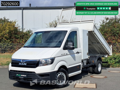 MAN TGE 5.120 Kipper Doppelbereifung 3,5t AHK Navi Klima Tempomat Kamera Euro6 Kieper 2m3 Airco Trekhaak Cruise control