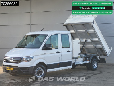 MAN TGE 5.120 Laadklep Dubbellucht Bakwagen Airco Cruise MBUX CarPlay Euro6 Meubelbak Koffer Airco Trekhaak Cruise control