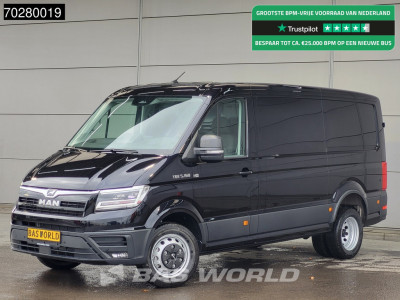 MAN TGE 5.160 Uniek! Dubbellucht 2025-Model Automaat L3H2 Laag Dak ACC Navi LED Airco Camera Parkeersensoren CarPlay Euro6 L2H1 Airco