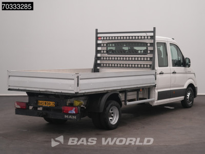 MAN TGE 5.180 Automaat 180PK Dubbel Cabine Open Laadbak Dubbellucht Trekhaak Airco Cruise Euro6 Pritsche Pickup Open Box Airco Trekhaak Cruise control foto 2