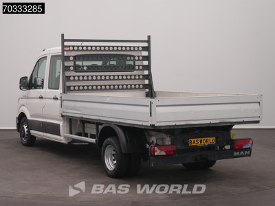 MAN TGE 5.180 Automaat 180PK Dubbel Cabine Open Laadbak Dubbellucht Trekhaak Airco Cruise Euro6 Pritsche Pickup Open Box Airco Trekhaak Cruise control foto 6