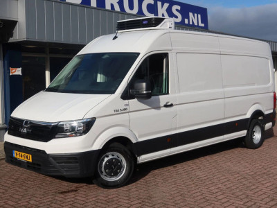 MAN TGE 50.160 Koel/Vries/Verwarmen + nachtaansluiting Carrier Xarios 350 L4/H2 automaat. Dubbel lucht. 7