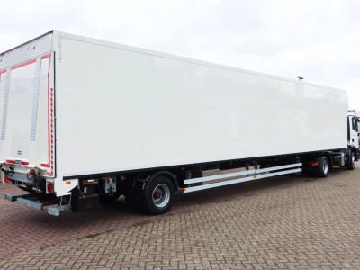 MAN TGM 15.290 Trekker + Heiwo city trailer geisoleerd + klep DHollandia 2000kg 10