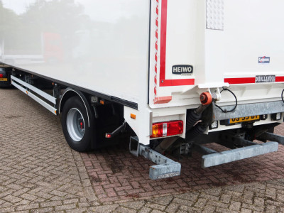 MAN TGM 15.290 Trekker + Heiwo city trailer geisoleerd + klep DHollandia 2000kg 12