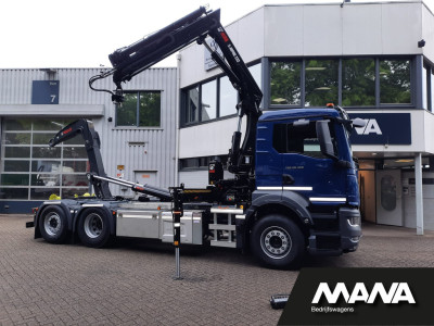 MAN TGS 26.360 6x2-4 BL CH HIAB X-Hipro 232 E-3 + HIAB ULT21Z51 haakarmsysteem NIEUW!! foto 2