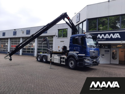 MAN TGS 26.360 6x2-4 BL CH HIAB X-Hipro 232 E-3 + HIAB ULT21Z51 haakarmsysteem NIEUW!! foto 3