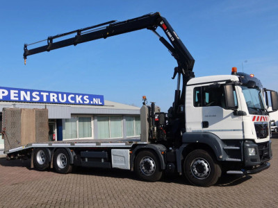 MAN TGS 35.360 8x2 Oprijvrachtwagen + Hiab 228 E3 2
