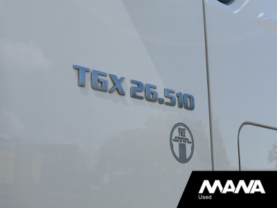 MAN TGX 26.510 6x2/4 BL GM ADR KLASSE 1 (EX/II EX/III FL AT)  ALCOAS CARPLAY STANDKACHEL SCHUIFSCHOTEL 9