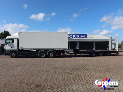 MAN TGX 26.510 DRILLING SE. Drilling/concrete/cement + HIEBENTHAl 3 as aanhanger 2024