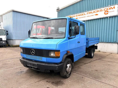Mercedes-Benz 609 DK CREWCAB 4x2 3-WAY MEILLER KIPPER (MANUAL GEARBOX / FULL STEEL SUSPENSION / POWER STEERING / P.T.O.)