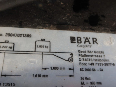 Mercedes-Benz Actros 1840 L Bkawagen+ BAR klep 2.000kg met Gesioleerde bak foto 12