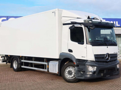 Mercedes-Benz Actros 1840 L Bkawagen+ BAR klep 2.000kg met Gesioleerde bak foto 2