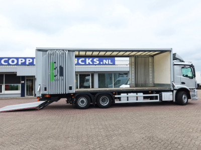 Mercedes-Benz Actros 2646 Curstainside Dhollandia 3.000kg ladebordwand Euro 6 2