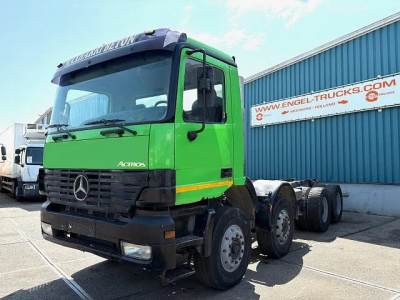 Mercedes-Benz Actros 4140 K 8x4 FULL STEEL CHASSIS (EPS WITH CLUTCH (3 PEDALS) / FULL STEEL SUSPENSION / REDUCTION AXLES / AIRCONDITIONING)