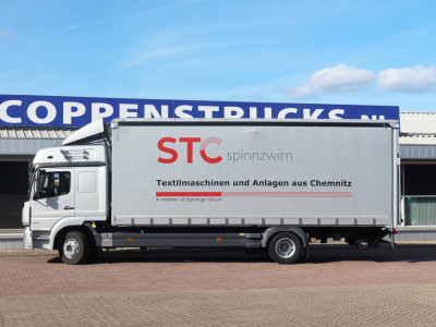 Mercedes-Benz Atego 1227 L Schuifzeil + schuifdak + klep, High sleeper foto 6