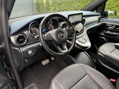 Mercedes-Benz EQV 300 90kWh AVANTGARDE / DUBBELE CABINE / MEMORY / 2x ELEKTRISCHE  SCHUIFDEUR / PANO / BURMESTER / LEDER / LED / VENTILATIE / 360 CAMERA / BLINDSPOT foto 13