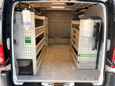 Mercedes-Benz EVito Elektrisch Servicewagen Automaat Lang 66 kWh L2H1 3 Persoons BOTT Inrichting RIJKLAARPRIJS! foto 2