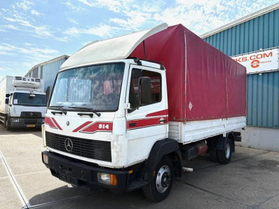 Mercedes-Benz LK 814 K 6-CILINDER FULL STEEL WITH TENT BOX / CATTLE BOX (MANUAL GEARBOX / FULL STEEL SUSPENSION)