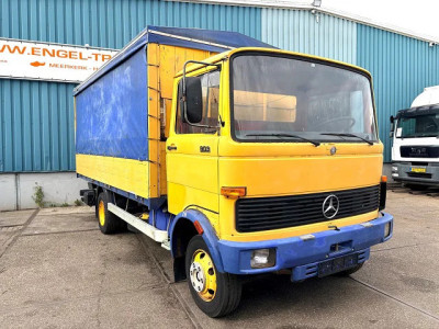 Mercedes-Benz LP 813 D WITH TENT BOX (MANUAL GEARBOX / FULL STEEL SUSPENSION / LOADING PLATFORM / ALUMINIUM SIDE BORDS) foto 2