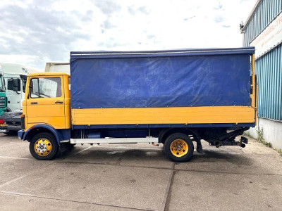 Mercedes-Benz LP 813 D WITH TENT BOX (MANUAL GEARBOX / FULL STEEL SUSPENSION / LOADING PLATFORM / ALUMINIUM SIDE BORDS) foto 5