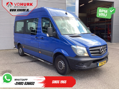 Mercedes-Benz Sprinter 213 2.2 CDI Aut. L2H2 9 Persoons EXPORT Incl. BTW&BPM EUR13.915,- Airco/ PDC/ Sidebars/ Rearbar