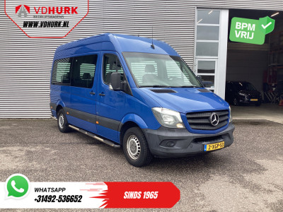 Mercedes-Benz Sprinter 213 2.2 CDI Aut. L2H2 9 Persoons EXPORT Incl. BTW&BPM EUR13.915,- Airco/ PDC V+A/ Side & Rearbar