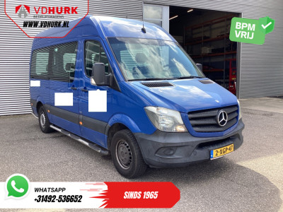 Mercedes-Benz Sprinter 213 2.2 CDI Aut. L2H2 EUR14.460,- Incl. BTW (BPM VRIJ) EXPORT Combi/ 9 Persoons/ Kombi/ 9P/ APK 7-26/ Airco/ PDC