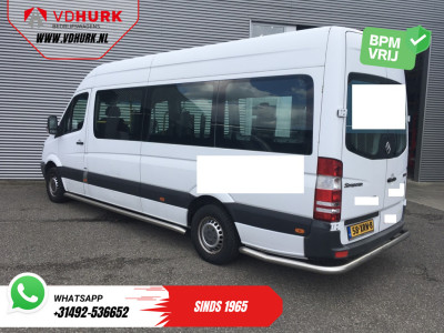 Mercedes-Benz Sprinter 313 2.2 CDI L3H2 EUR10.890,- incl BTW (BPM VRIJ) EXPORT ONLY Combi/ 9 persoons/ Kombi/ 9P/ Rearbar/ Sidebar/ Airco/ Rolstoellift foto 2