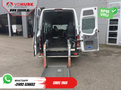 Mercedes-Benz Sprinter 313 2.2 CDI L3H2 EUR10.890,- incl BTW (BPM VRIJ) EXPORT ONLY Combi/ 9 persoons/ Kombi/ 9P/ Rearbar/ Sidebar/ Airco/ Rolstoellift foto 5