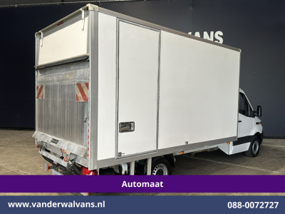 Mercedes-Benz Sprinter 314 CDI 143pk 9G-Tronic Automaat Bakwagen 22m3 KUUB Laadklep Zijdeur Euro6 Airco | LAT om LAT | Leder Bijrijdersbank foto 10