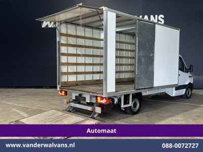 Mercedes-Benz Sprinter 314 CDI 143pk 9G-Tronic Automaat Bakwagen 22m3 KUUB Laadklep Zijdeur Euro6 Airco | LAT om LAT | Leder Bijrijdersbank foto 2
