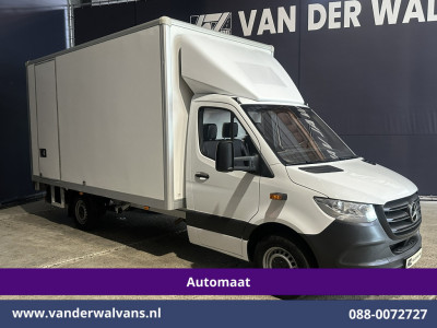 Mercedes-Benz Sprinter 314 CDI 143pk 9G-Tronic Automaat Bakwagen 22m3 KUUB Laadklep Zijdeur Euro6 Airco | LAT om LAT | Leder Bijrijdersbank foto 8