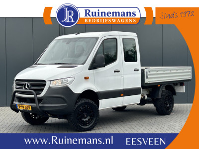 Mercedes-Benz Sprinter 314 CDI  4X4 / PICK-UP / DOKA / DUBBEL CABINE / AIRCO / CRUISE / APPLE CARPLAY / 6 PERSOONS / ZEER NETJES