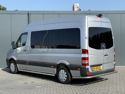 Mercedes-Benz Sprinter 314 CDI AUTOMAAT EURO 6 / FLEXI-TRANS ROLSTOELBUS + LIFT / L2H2 / 9 PERSOONS  / CAMERA / AIRCO / PRIJS INCL BTW EN BPM foto 6