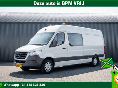 Mercedes-Benz Sprinter 314 CDI L3H2 | DC | Dubbele Cabine | Mixto | Automaat | 1e Eigenaar | Mbux | Cruise | Climatronic