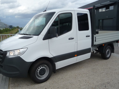 Mercedes-Benz Sprinter 315 1.9 CDI RWD DC trekhaak3.5 t , 7 zits 366 WB laadbak 2.70 m