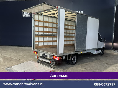 Mercedes-Benz Sprinter 315 CDI 150pk 9G-Tronic Automaat Bakwagen 22m3 KUUB Laadklep Zijdeur Euro6 Airco | LAT om LAT | Leder Bijrijdersbank foto 2