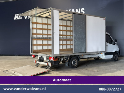 Mercedes-Benz Sprinter 315 CDI 150pk 9G-Tronic Automaat Bakwagen 22m3 KUUB Laadklep Zijdeur Euro6 Airco | LAT om LAT | Leder Bijrijdersbank foto 2