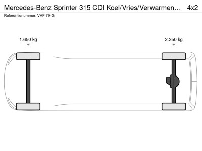 Mercedes-Benz Sprinter 315 CDI Koel/Vries/Verwarmen Carrier Xarios 350 + 220 volt nachtaansluiting foto 17
