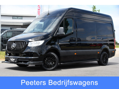 Mercedes-Benz Sprinter 316 1.9 CDI L2H2 RWD AMG Black Edition Camera, Cruise, 3500KG Trekhaak, Carplay, Automaat, 170PK, Standkachel, Multimedia, UNIEK!