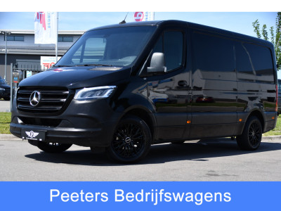 Mercedes-Benz Sprinter 316 2.2 CDI L2H1 Black Edition MARGE! Camera, Cruise, Carplay, LED, Stoelverwarming, RWD, 10,5 Mbux, Multimedia, 164pk, Sensoren, Uniek!