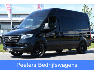 Mercedes-Benz Sprinter 316 2.2 CDI L2H2 DC Black Edition Camera, Cruise, Carplay, LED, Leder, NAVI, 164pk, Automaat, Sensoren,  Trekhaak, Uniek!