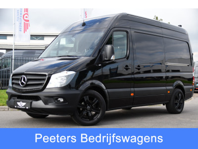 Mercedes-Benz Sprinter 316 2.2 L2H2 Black Edition Euro 6, 3500kg Trekhaak, 2 x Schuifdeur, Camera, Cruise, 164pk, Multimedia, Uniek!