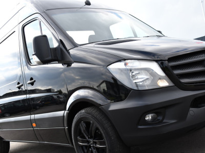 Mercedes-Benz Sprinter 316 2.2 L2H2 Black Edition Euro 6, 3500kg Trekhaak, 2 x Schuifdeur, Camera, Cruise, 164pk, Multimedia, Uniek! foto 17